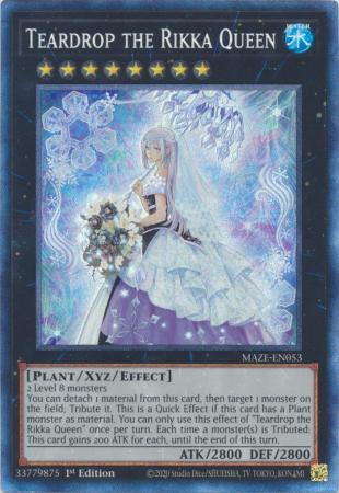 Teardrop the Rikka Queen - MAZE-EN053 - Collector's Rare - 1st Edition available at 401 Games Canada