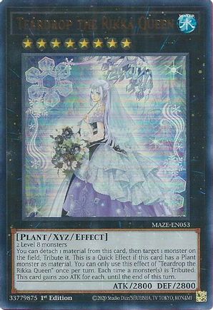 Teardrop the Rikka Queen - MAZE-EN053 - Ultra Rare - 1st Edition available at 401 Games Canada