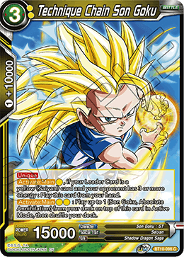 Technique Chain Son Goku - BT10-098 - Common (FOIL) (Reprint) available at 401 Games Canada