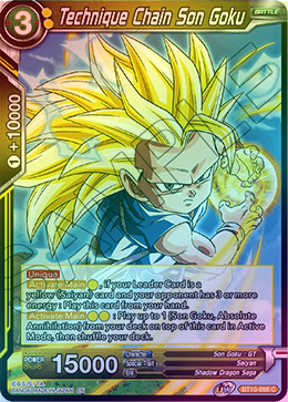 Technique Chain Son Goku - BT10-098 - Common (FOIL) available at 401 Games Canada