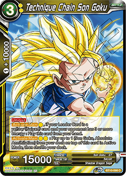 Technique Chain Son Goku - BT10-098 - Common available at 401 Games Canada