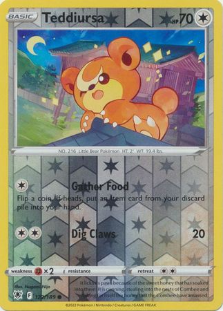 Teddiursa - 122/189 - Common - Reverse Holo available at 401 Games Canada