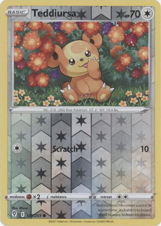 Teddiursa - 126/203 - Common - Reverse Holo available at 401 Games Canada