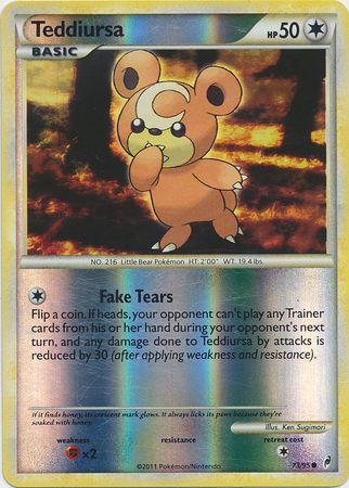 Teddiursa - 73/95 - Common - Reverse Holo available at 401 Games Canada