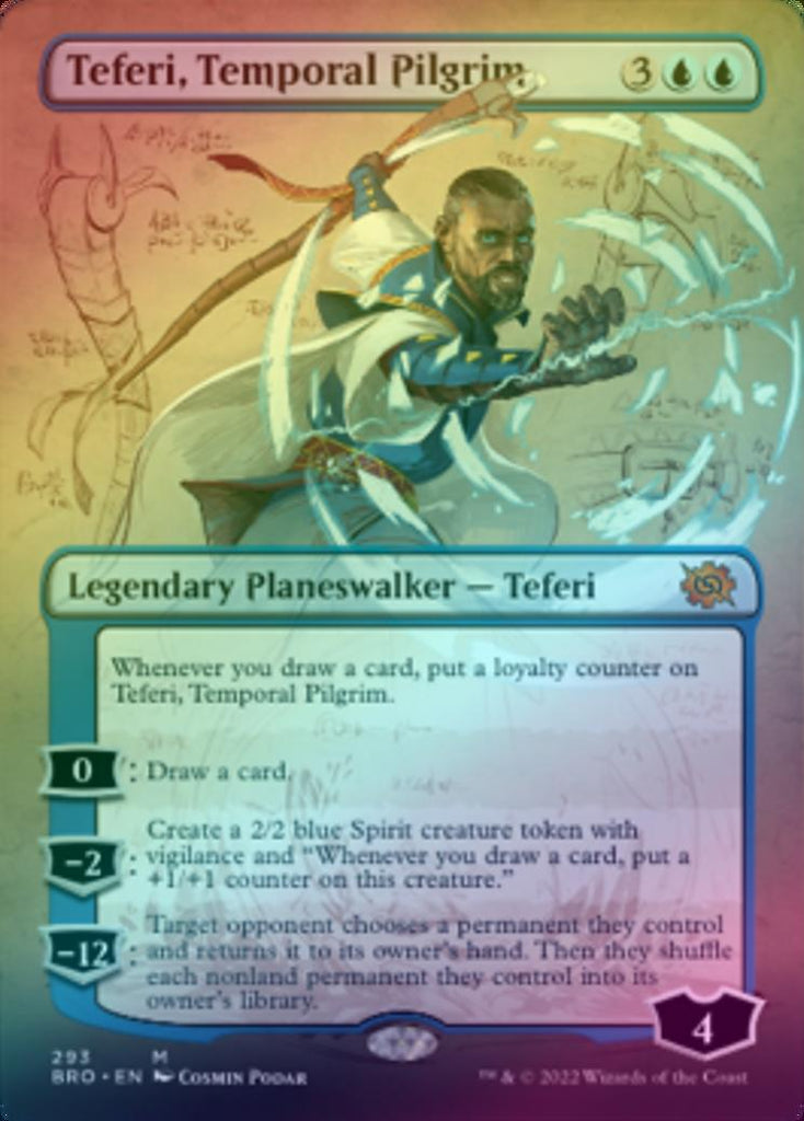 401 Games Canada - Teferi, Temporal Pilgrim - Borderless (Foil) (BRO)