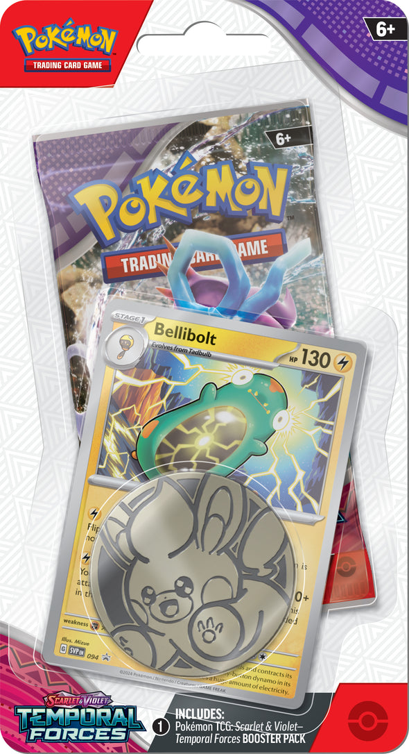 Pokemon - Scarlet and Violet - Temporal Forces - Checklane Blister - Bellibolt