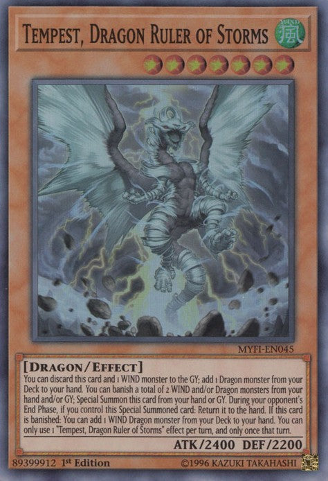 Tempest, Dragon Ruler of Storms - MYFI-EN045 - Super Rare - 1st Edition available at 401 Games Canada