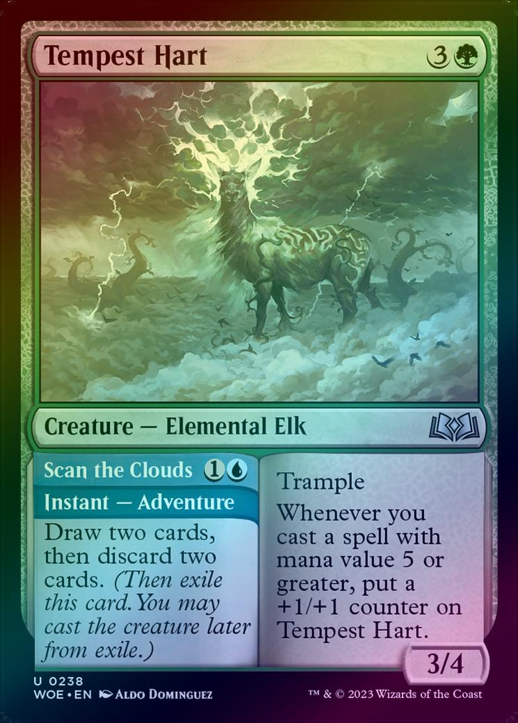 401 Games Canada - Tempest Hart // Scan the Clouds (Foil) (WOE) 401 Games Canada - Tempest Hart // Scan the Clouds (Foil) (WOE)