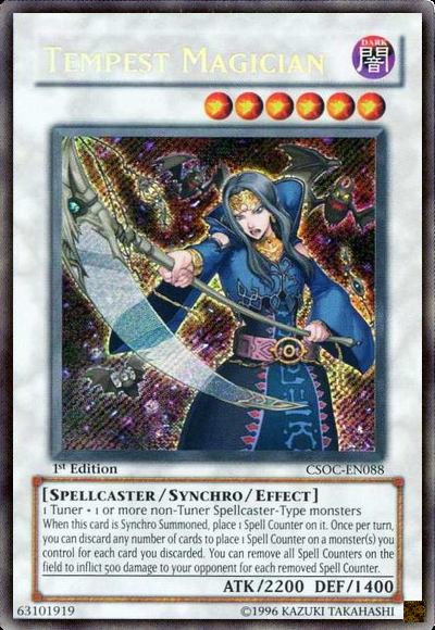 Tempest Magician - CSOC-EN088 - Secret Rare - 1st Edition available at 401 Games Canada