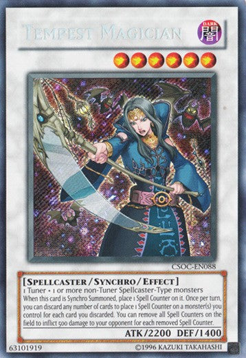 Tempest Magician - CSOC-EN088 - Secret Rare - Unlimited available at 401 Games Canada