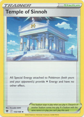 Temple of Sinnoh - 155/189 - Uncommon available at 401 Games Canada