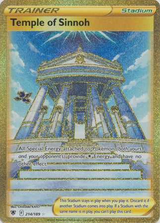 Temple of Sinnoh - 214/189 - Secret Rare available at 401 Games Canada