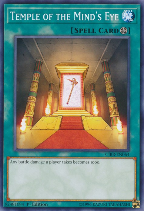 Temple of the Mind's Eye - CIBR-EN064 - Common - 1st Edition available at 401 Games Canada