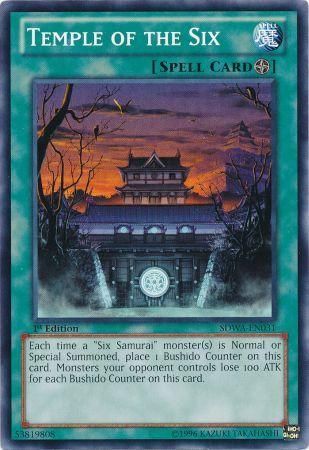 Temple of the Six - SDWA-EN031 - Common - 1st Edition available at 401 Games Canada