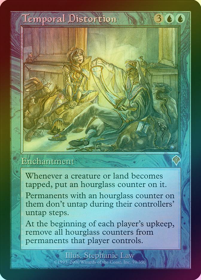 FOIL Promo Temporal Disinfection - Time Wipe MTG Magic VF NM FOIL Promo Temporal Disinfection - Time Wipe MTG Magic VF NM
