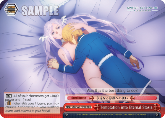 Temptation into Eternal Stasis - SAO/S65-E068R - Triple Rare available at 401 Games Canada