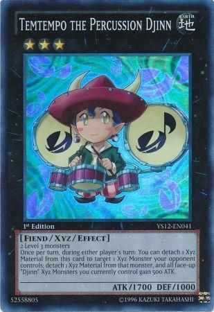 Temtempo the Percussion Djinn - YS12-EN041 - Super Rare - 1st Edition available at 401 Games Canada
