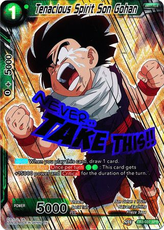 Tenacious Spirit Son Gohan - TB3-037 - Special Rare (SPR) available at 401 Games Canada