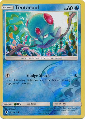 Tentacool - 23/145 - Common - Reverse Holo available at 401 Games Canada