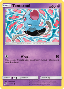 Tentacool - 60/181 available at 401 Games Canada