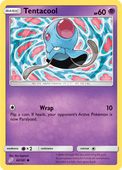 Tentacool - 60/181 - Common available at 401 Games Canada