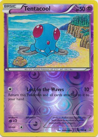 Tentacool - 70/160 - Common - Reverse Holo available at 401 Games Canada