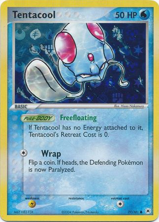 Tentacool - 77/101 - Common - Reverse Holo available at 401 Games Canada