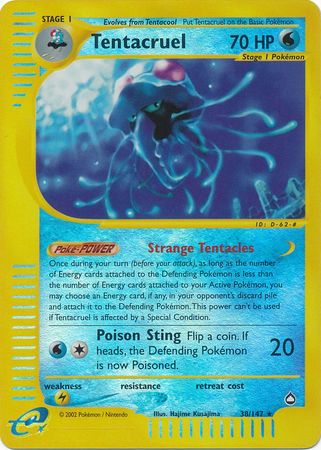 Tentacruel - 38/147 - Rare - Reverse Holo available at 401 Games Canada