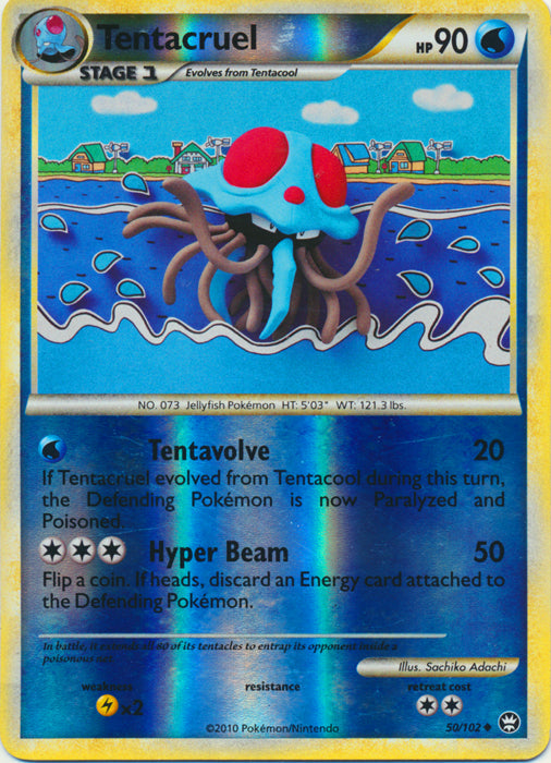 Tentacruel - 50/102 - Uncommon - Reverse Holo available at 401 Games Canada