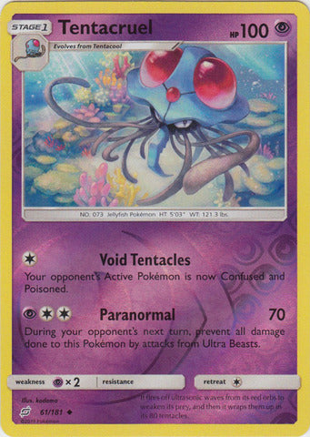 Tentacruel - 61/181 - Uncommon - Reverse Holo available at 401 Games Canada