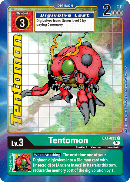 Tentomon (Alternate Art) - EX1-033 - Common available at 401 Games Canada