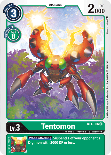 Tentomon - BT1-066 - Uncommon available at 401 Games Canada