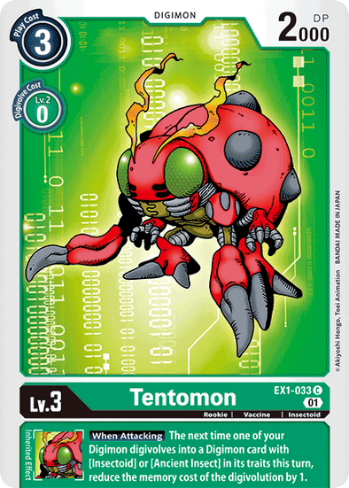 Tentomon - EX1-033 - Common available at 401 Games Canada