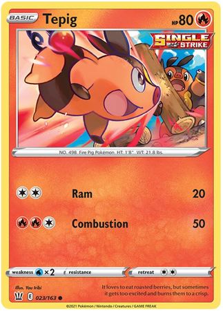 Tepig - 023/163 - Common available at 401 Games Canada