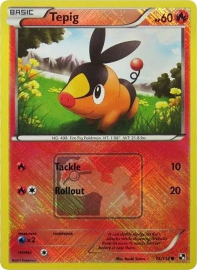 Tepig - 15/114 - League Promo available at 401 Games Canada