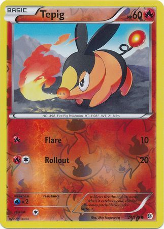 Tepig - 24/149 - Common - Reverse Holo available at 401 Games Canada