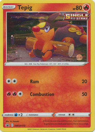 Tepig - SWSH172 - Holo Promo available at 401 Games Canada