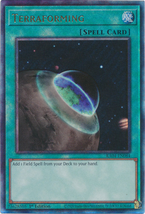 Terraforming (PUR) - RA04-EN084 - Prismatic Ultimate Rare - 1st Edition