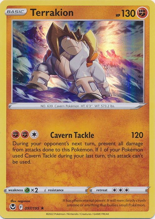 Terrakion - 097/195 - Holo Rare available at 401 Games Canada