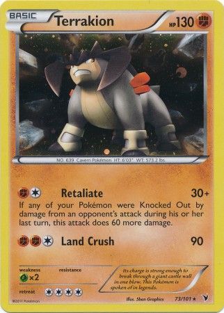 Terrakion - 73/101 - Alternate Holo - Promo available at 401 Games Canada