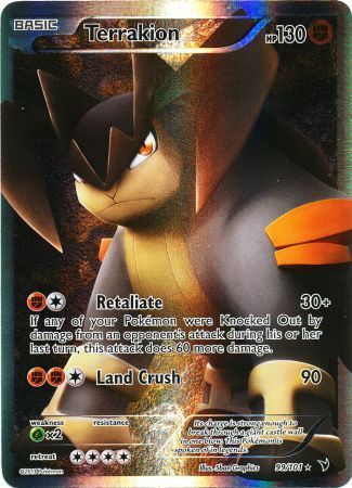 Terrakion - 99/101 - Full Art available at 401 Games Canada
