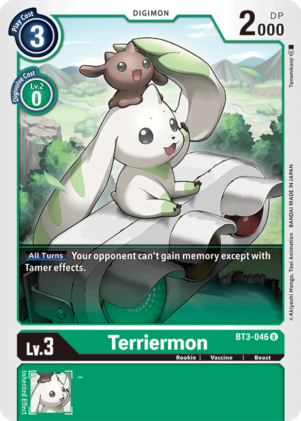 Terriermon - BT3-046 - Uncommon available at 401 Games Canada