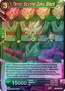 Terror Scythe Goku Black - BT3-075 - Uncommon (Foil) available at 401 Games Canada