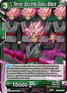 Terror Scythe Goku Black - BT3-075 - Uncommon available at 401 Games Canada