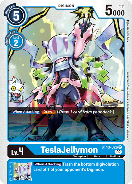 TeslaJellymon - BT13-026 - Common available at 401 Games Canada