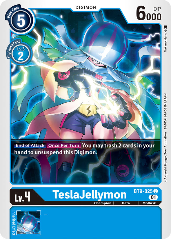 TeslaJellymon - BT9-025 - Common available at 401 Games Canada