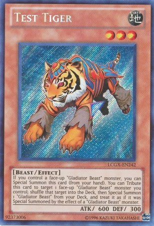 Test Tiger - LCGX-EN242 - Secret Rare - Unlimited available at 401 Games Canada