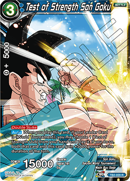 Test of Strength Son Goku - TB2-020 - Rare available at 401 Games Canada