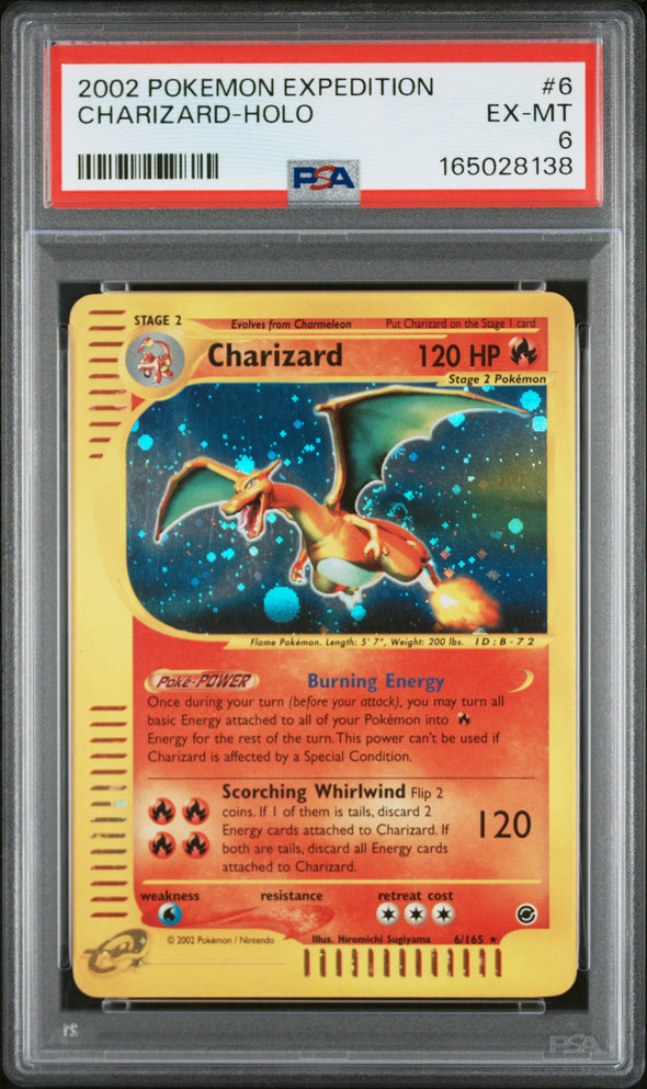 CHARIZARD (6) - POKEMON EXPEDITION - HOLO - EX-MT 6