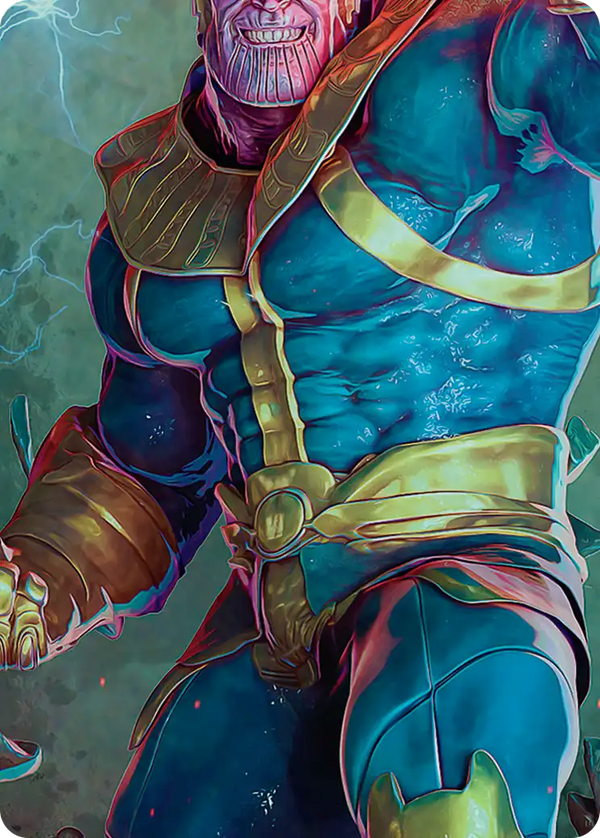 Marvel Super Heroes: Thanos Puzzle Art Card Set of 9